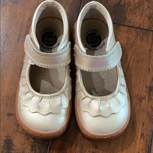 Livie & Luca champagne Mary Janes